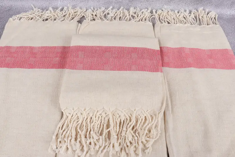 Monogrammed Beach Towel, 70x36 Linen Striped Towel, Gift Boxes Towel, Embroidery Towel, Personalized Bridesmaid Gift, Bridal Shower Gift - 4