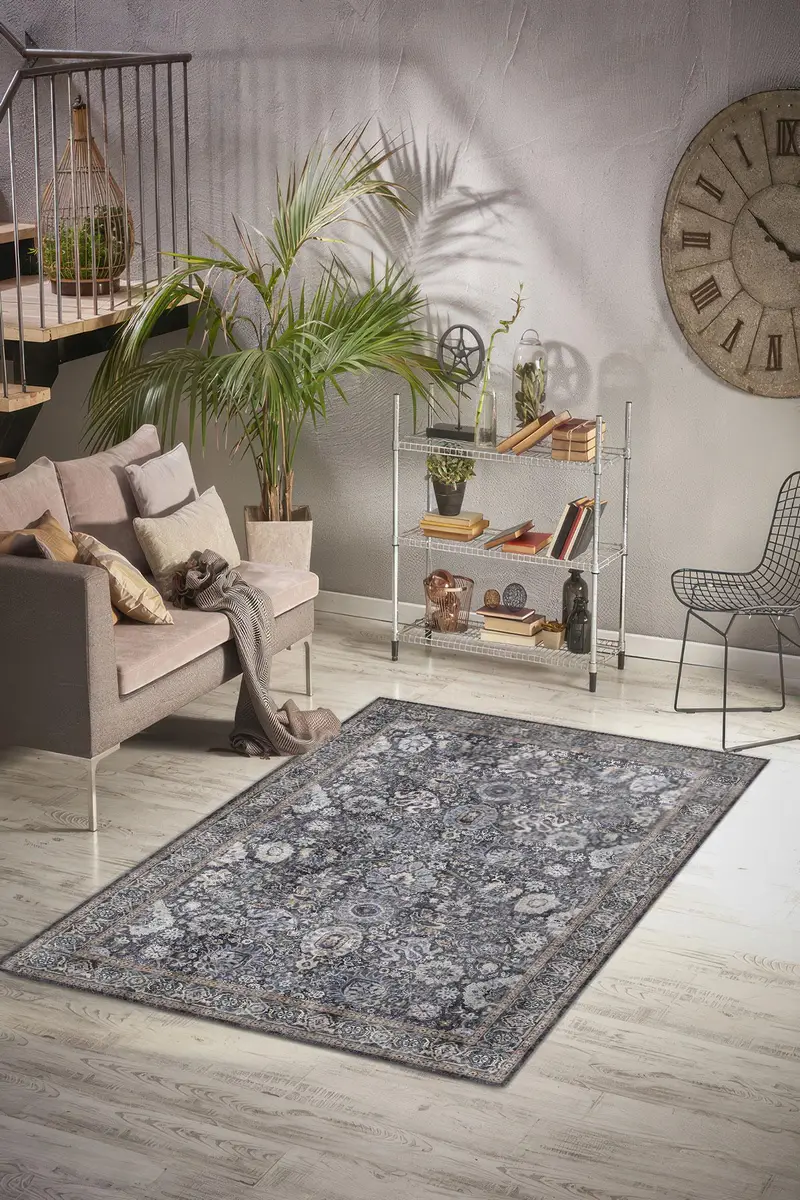 エレガントなプリントラグ：モダンなデザイン、柔らかい生地、ユニークなパターン。