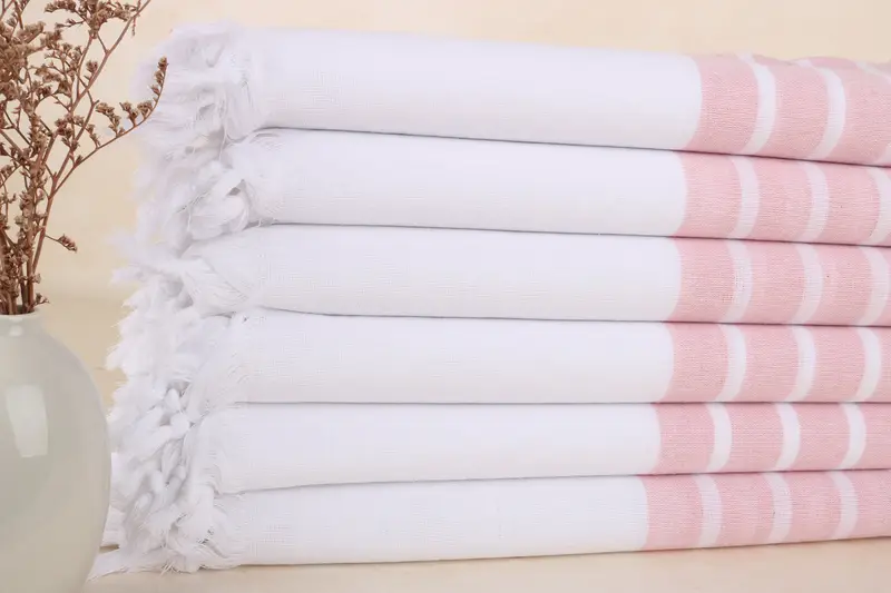 Bachelorette Party Decorations, Bathroom Towel, 70x40 Cotton Striped Towel, Peshtemal Towel, Gym Towel, Sand-resistant towel, Personalized Gift - 2
