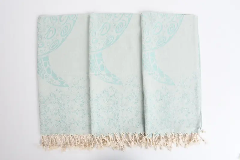 Bathroom Towels, Spa Towel, Wedding Gift, 36x18 Cotton Carretta Patterned Towel, Monogram Hand Towel, Organic Tea Towel, Bridal Gifts, Handmade Gift - 7