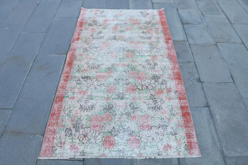 Alfombra Patchwork Roja y Verde, 9x1,8m Decoración Elegante