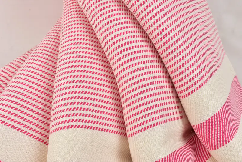Organic Throw, Birthday Gift, Throw Blanket Couch, 92x84 Cotton Striped Towel, Housewarming Gift, Personalized Gifts, Personalized Home Gift Wedding - 5