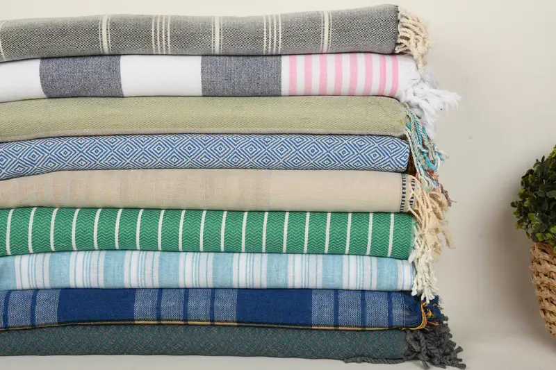 Personalized Towel, Holiday Towel, Bachelorette Beach Towel, Bridesmaid Gifts Personalized, 70x40 Cotton Set of 10 Towel, Fouta towel, Wedding Gift - 3