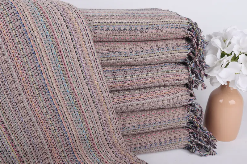 Decorative Towel, Beach Towel Gift, 70x40 Cotton Colorful Diamond Towel, Gift For Him, Turkish hand towel, Personalized Wedding Gift For Couple - 1