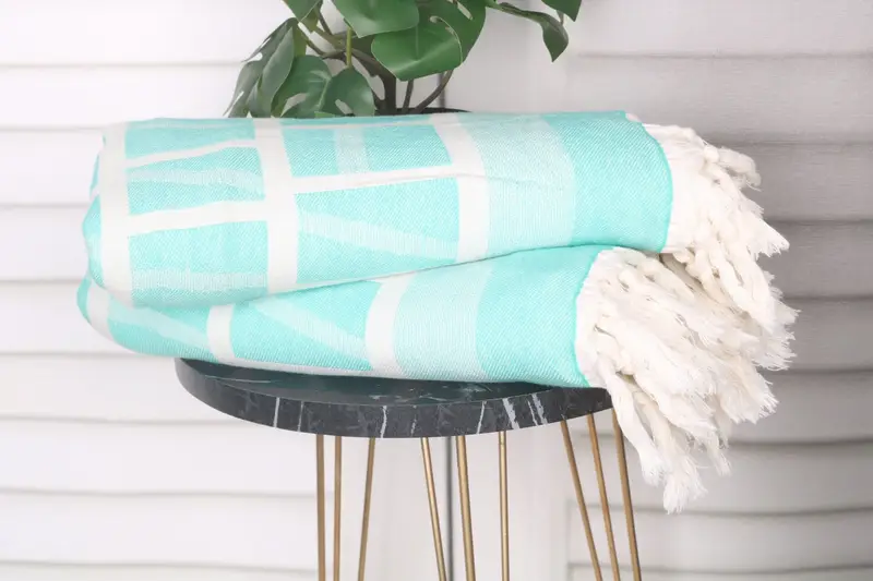 Bridesmaid Towel, Bachelorette Party Gifts For Bride, Handmade Gift, Custom Beach Towel, Unique Gift, Summer Gift, 70x34 Cotton Patterned Towel - 4