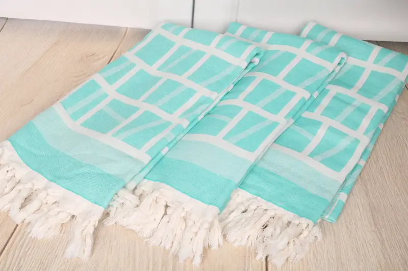 Bridesmaid Towel, Bachelorette Party Gifts For Bride, Handmade Gift, Custom Beach Towel, Unique Gift, Summer Gift, 70x34 Cotton Patterned Towel - 7