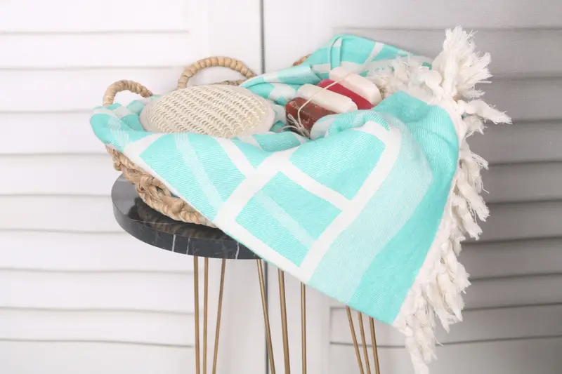 Bridesmaid Towel, Bachelorette Party Gifts For Bride, Handmade Gift, Custom Beach Towel, Unique Gift, Summer Gift, 70x34 Cotton Patterned Towel - 3