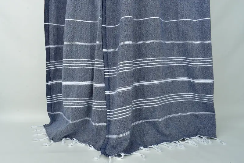 Shower Curtain, Woven Throw Blanket, 88x60 Cotton Striped Towel, Turkish Towel Beach Blanket, Wedding Favors, Gift For Mom, Throw Blanket - 8