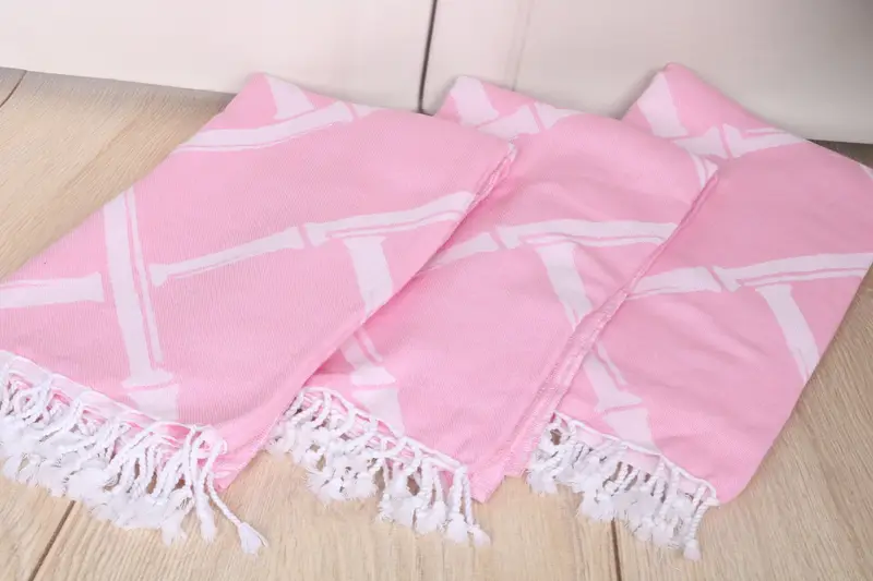 Best Friend Gift, Home Decor Gifts, Bridesmaid Favors, Wedding Favors, Decorative Towel, 70x40 Cotton Bamboo Branch Patterned Towel, Organic Towel - 7