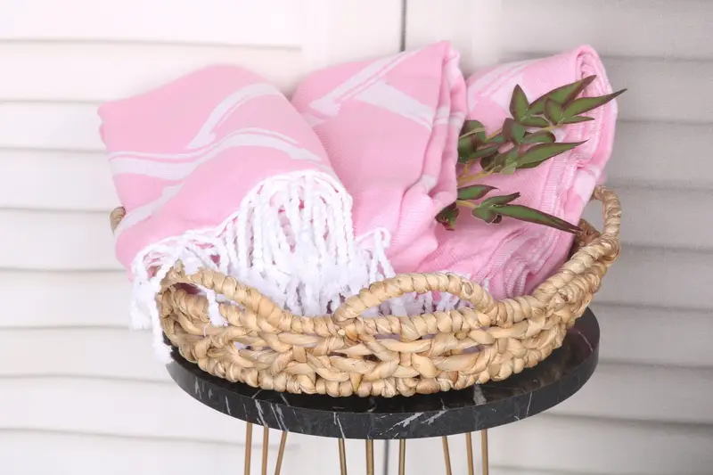 Best Friend Gift, Home Decor Gifts, Bridesmaid Favors, Wedding Favors, Decorative Towel, 70x40 Cotton Bamboo Branch Patterned Towel, Organic Towel - 6