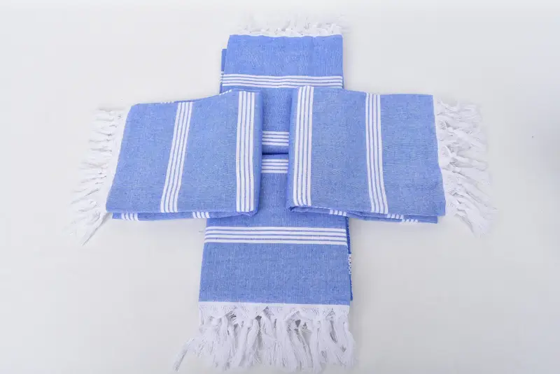 Turkish beach towel, Embroidery Towel, 70x30 Cotton Striped Towel, Embroidery Towels, Monogrammed Beach Towel, Beach towel, Beach Theme Wedding Gift - 6