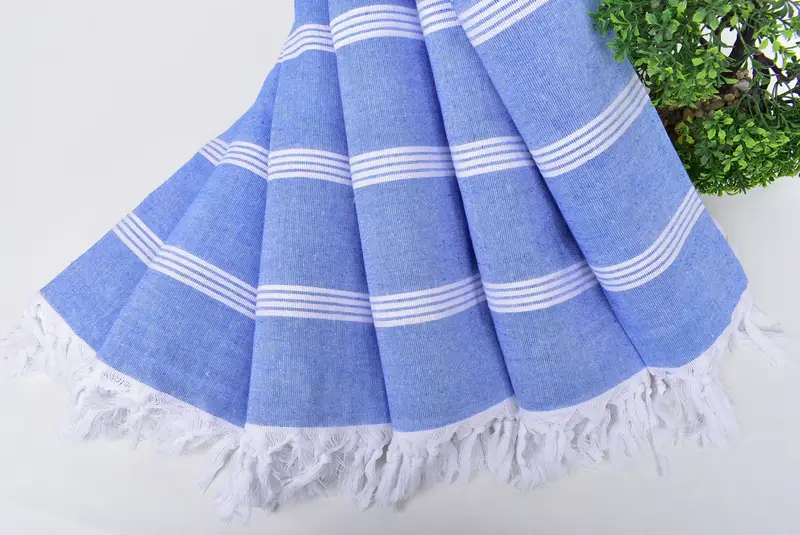 Turkish beach towel, Embroidery Towel, 70x30 Cotton Striped Towel, Embroidery Towels, Monogrammed Beach Towel, Beach towel, Beach Theme Wedding Gift - 4