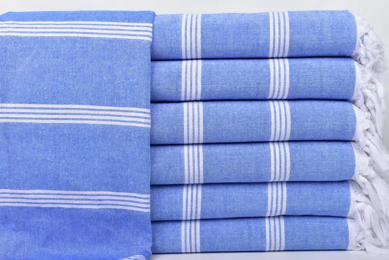 Turkish beach towel, Embroidery Towel, 70x30 Cotton Striped Towel, Embroidery Towels, Monogrammed Beach Towel, Beach towel, Beach Theme Wedding Gift - 1