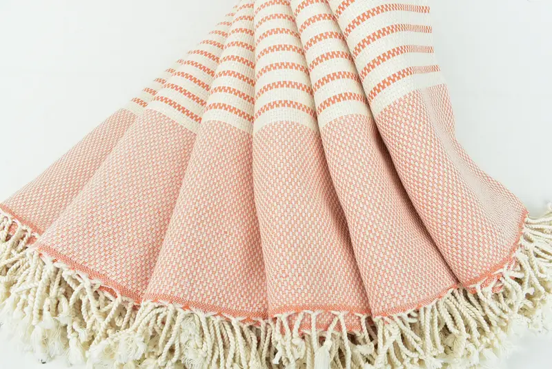 House Warming Gift, Bachelorette Party Decorations, 76x40 Cotton Striped Towel, Bridal Shower Favors, Gift For Wedding Day, Embroidered Towel - 4