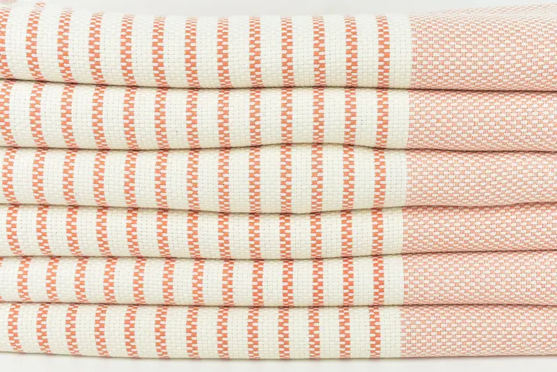 House Warming Gift, Bachelorette Party Decorations, 76x40 Cotton Striped Towel, Bridal Shower Favors, Gift For Wedding Day, Embroidered Towel - 2