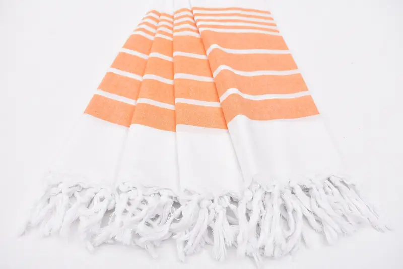 Monogram Kitchen Towel, Bridal Shower Favors, 40x20 Cotton Striped Towel, Spa Gift, Turkish Hand Towel, Handmade Gift, Turkish Towel Hand Towel - 4