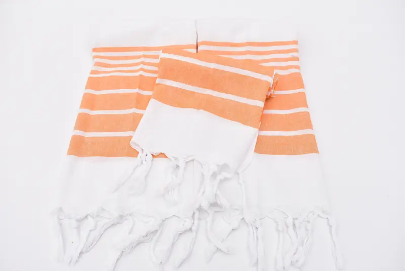 Monogram Kitchen Towel, Bridal Shower Favors, 40x20 Cotton Striped Towel, Spa Gift, Turkish Hand Towel, Handmade Gift, Turkish Towel Hand Towel - 5