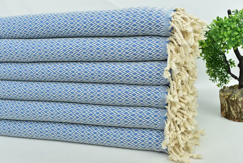 Soft towel, Absorbent Turkish towel, 70x40 Cotton Diamond Towel, Girls Weekend Favors, Halloween Gifts, Unique Wedding Gift, Sand-resistant towel - 3