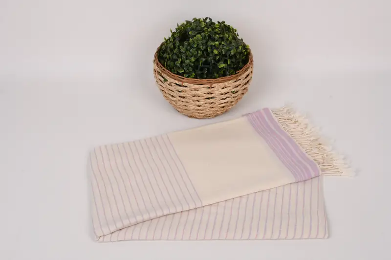 68x36 Cotton Striped Towel, Yoga Towel, Personalized Gift, Guest Towel, Bridesmaid Gifts Personalized, Bridesmaid Gift Towel, Monogram Beach Towel - 4