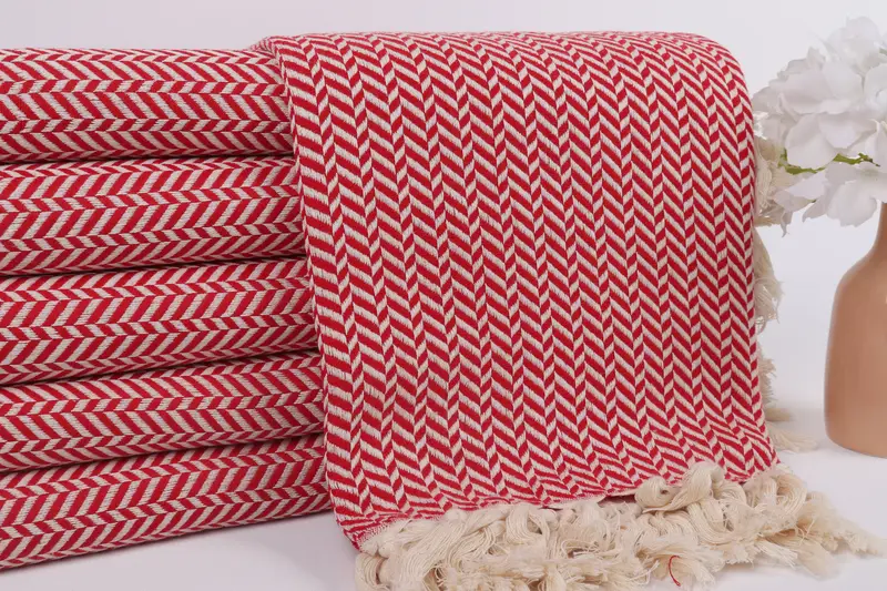 Personalized Turkish Towel, 70x40 Cotton Chevron Towel, Custom monogram Turkish beach towel USA, Bathroom Towel, Handmade Gift, Gifts For Him - 2