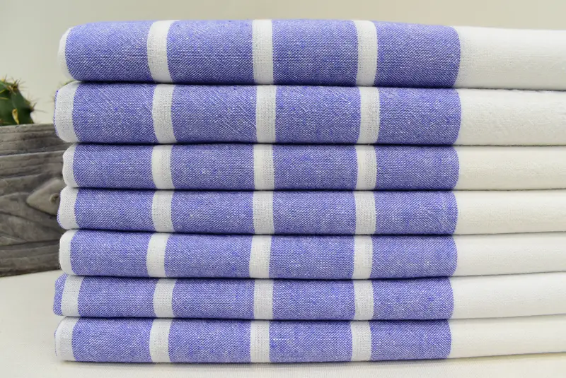 Gift For Bride, Custom Hand Towel, Monogram Towels, 40x20 Cotton Striped Towel, Bridesmaid Gift, Wedding Favors, Bridesmaid Gifts, Boyfriend Gift - 3