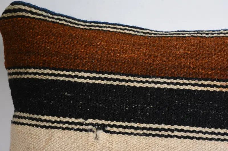Vintage Kilim Pillow, Pillow for Couch, 12x12 Beige Cushion, Cushion, Vintage Pillow, Colorful Cushion Case, Vintage Kilim Throw Pillow - 2