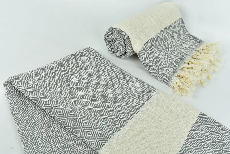 Gift For Best Friend, Summer Gift, Housewarming Gift, Home Decor Gifts, 70x40 Cotton Diamond Towel, Beach Theme Wedding Gift, Wedding Hand Made Gift - 7