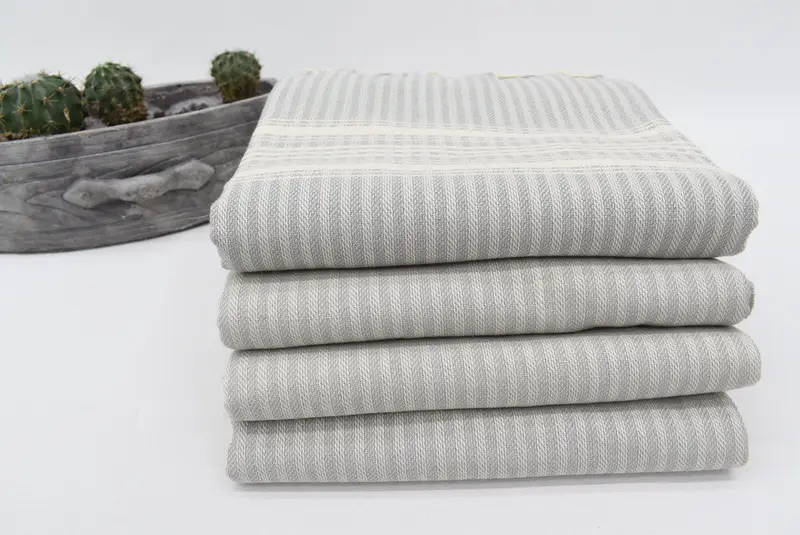 Personalized Towel, Beach Towel Personalized, 68x38 Linen Striped Towel, Peshtemal Towel USA, Bridal Gifts, Sand-resistant towel, Best Friend Gift - 8