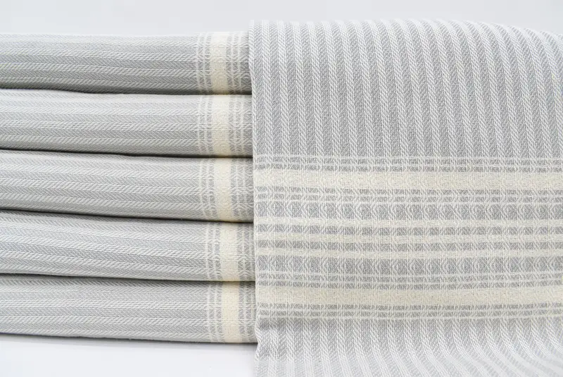 Personalized Towel, Beach Towel Personalized, 68x38 Linen Striped Towel, Peshtemal Towel USA, Bridal Gifts, Sand-resistant towel, Best Friend Gift - 1