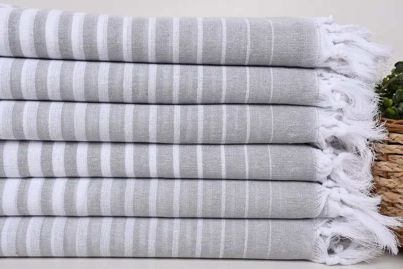 Bridesmaid Gifts Personalized, Cotton towel, 70x40 Cotton Striped Towel, Beach Towel Bulk, Travel Towel, Pool Towels, Luxury towel, Bulk Order Towel - 2