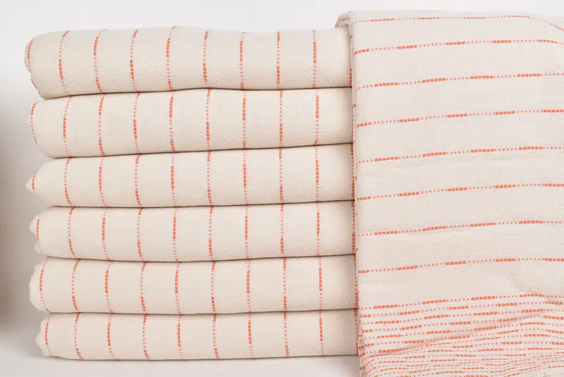 Tablecloth, Best Wedding Gift, Monogram Blanket, 98x92 Cotton Striped Design Towel, Summer Gift, Turkish Cotton Blanket, Throw Blanket Couch - 3