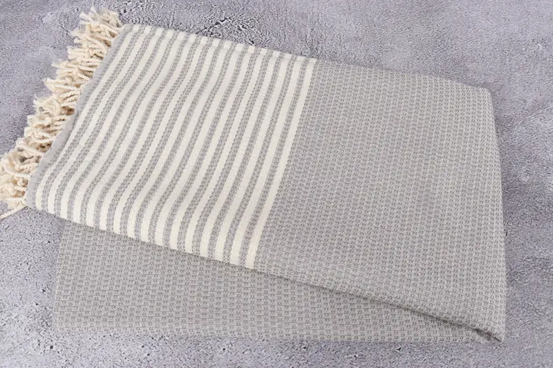 Bachelorette Party Decorations, Custom Beach Towel, Gift For Boyfriend, Thin towel, Peshtemal Towel, Beach Wedding Favor, 68x40 Cotton Striped Towel - 6