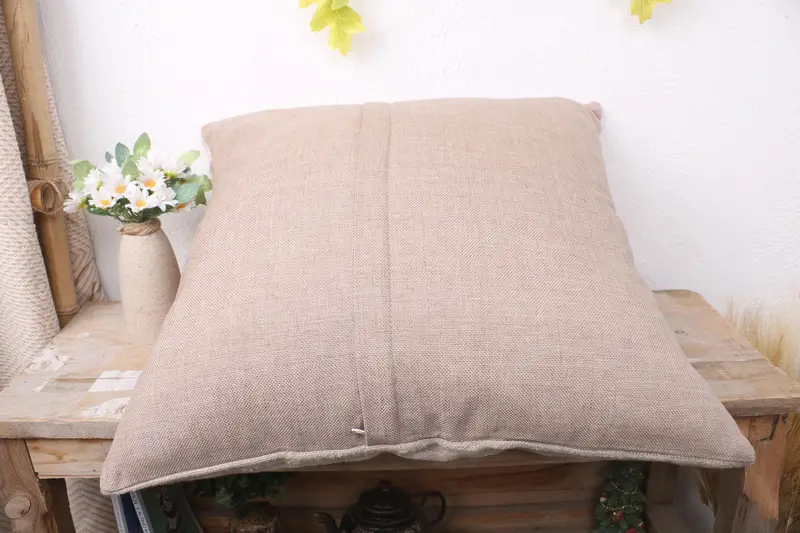 Turkish Pillow, 20x20 Brown Pillow Case, Boho Chic Cushion Cover, Yoga Pillow, Vintage Kilim Pillow, Vintage Pillow, Cushion - 7