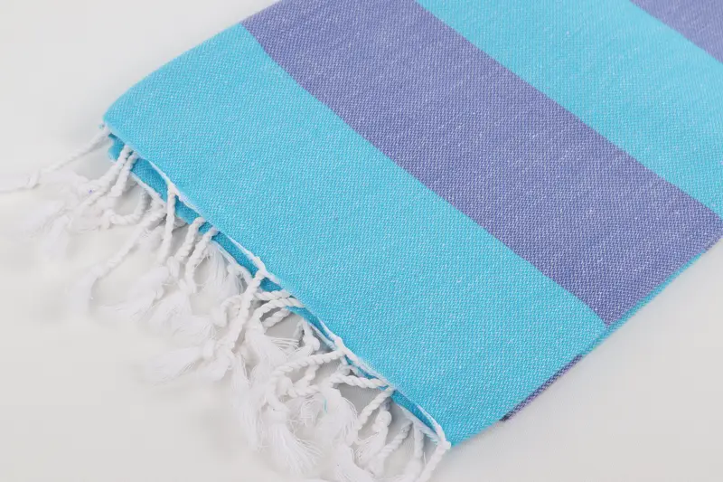 Personalized Wedding Gift, Turkish Towel USA, Handwoven Turkish Towel, Kids Beach Towel, Bath towel, Spa Gift, 70x40 Cotton Striped Towel - 7