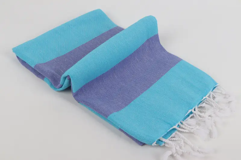 Personalized Wedding Gift, Turkish Towel USA, Handwoven Turkish Towel, Kids Beach Towel, Bath towel, Spa Gift, 70x40 Cotton Striped Towel - 6
