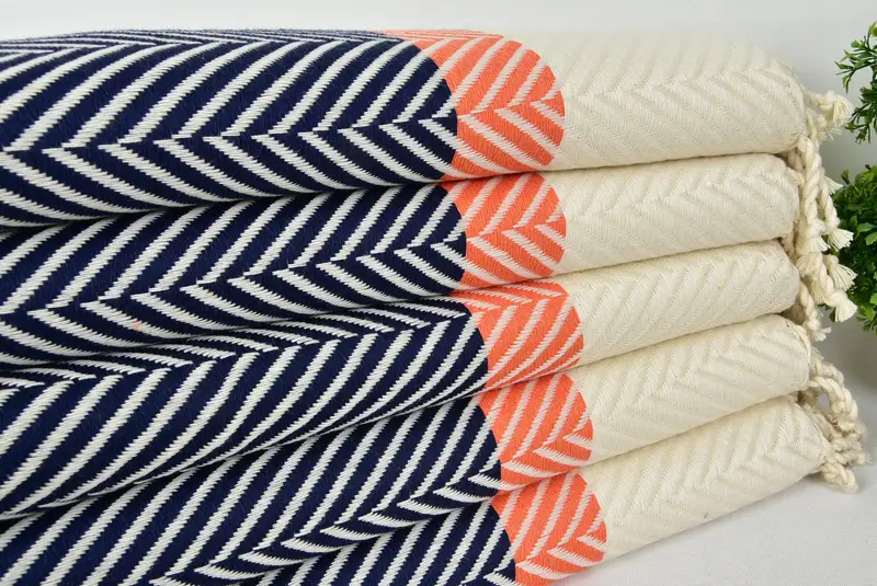 84x40 Cotton Striped Towel, Quick-Dry Beach Towel, Girls Weekend Getaways Ideas, Bride Gift, Hammam towel, Bachelorette Party Gifts Bridesmaids - 3
