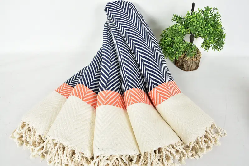 84x40 Cotton Striped Towel, Quick-Dry Beach Towel, Girls Weekend Getaways Ideas, Bride Gift, Hammam towel, Bachelorette Party Gifts Bridesmaids - 4