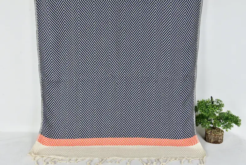 84x40 Cotton Striped Towel, Quick-Dry Beach Towel, Girls Weekend Getaways Ideas, Bride Gift, Hammam towel, Bachelorette Party Gifts Bridesmaids - 7