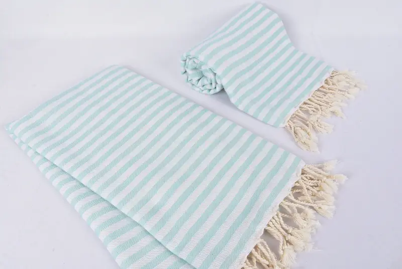 70x40 Cotton Striped Towel, Gift For Her, Beach Towel Gift, Yoga Towel, Bachelorette Party Gifts Bridesmaids, Christmas Favors, Beach Wedding Favor - 7