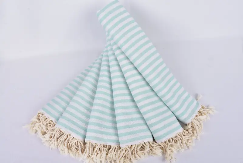 70x40 Cotton Striped Towel, Gift For Her, Beach Towel Gift, Yoga Towel, Bachelorette Party Gifts Bridesmaids, Christmas Favors, Beach Wedding Favor - 4