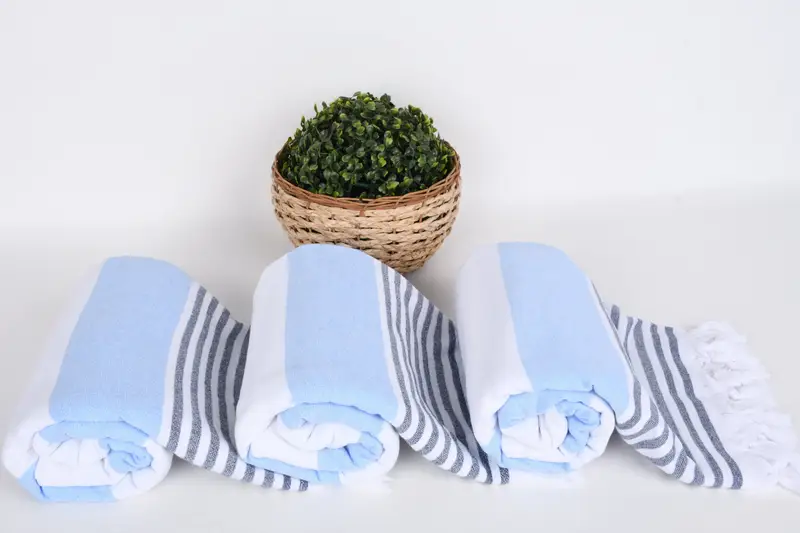 Housewarming Gift, Travel towel, Personalized Towel Gift, Home Gift, Personalized Wedding Gift, Pool Towels, 68x36 Cotton Striped Terry Towel - 8