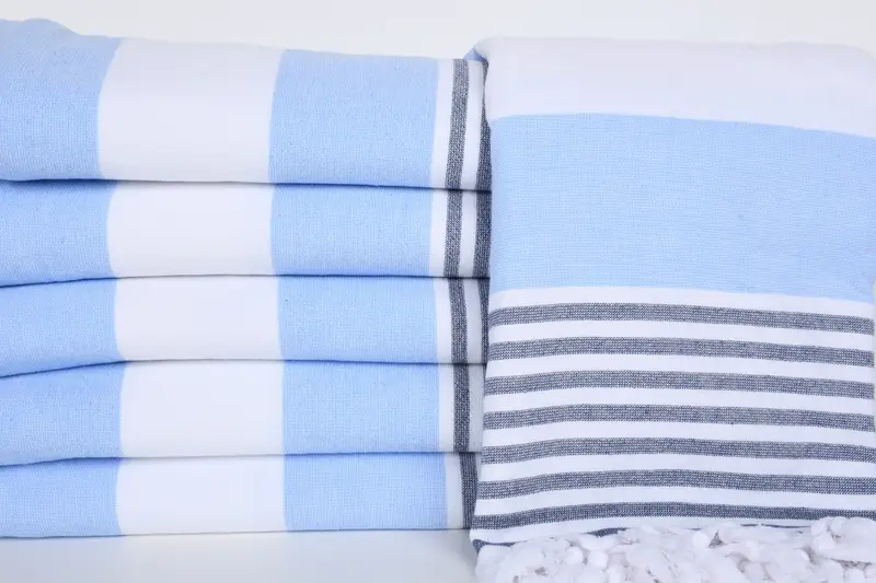 Housewarming Gift, Travel towel, Personalized Towel Gift, Home Gift, Personalized Wedding Gift, Pool Towels, 68x36 Cotton Striped Terry Towel - 1