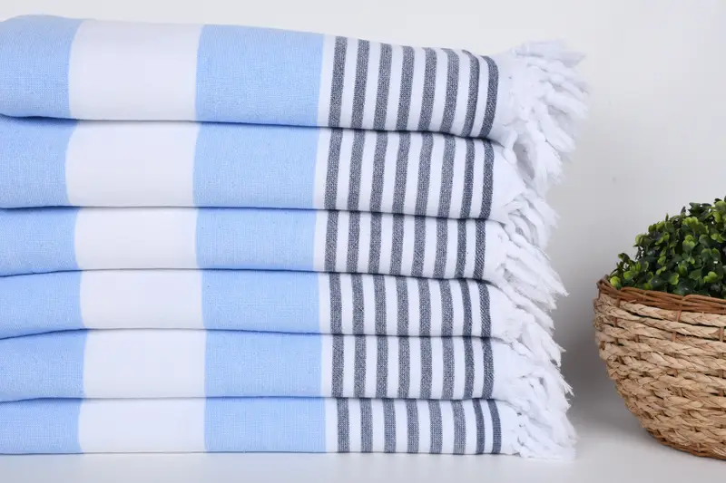 Housewarming Gift, Travel towel, Personalized Towel Gift, Home Gift, Personalized Wedding Gift, Pool Towels, 68x36 Cotton Striped Terry Towel - 2