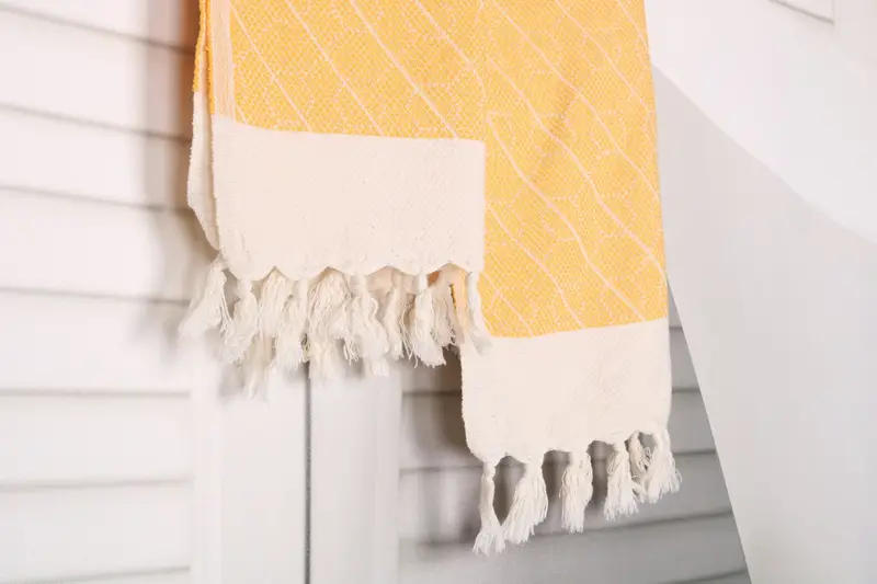 Düğün iyilikleri, 36x18 pamuklu geometrik havlu, monogram Türk banyo havlusu, onun için hediyeler, monogramlı el havlu, kişiselleştirilmiş hediyeler, el yapımı hediye - 8