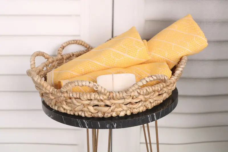 Düğün iyilikleri, 36x18 pamuklu geometrik havlu, monogram Türk banyo havlusu, onun için hediyeler, monogramlı el havlu, kişiselleştirilmiş hediyeler, el yapımı hediye - 4