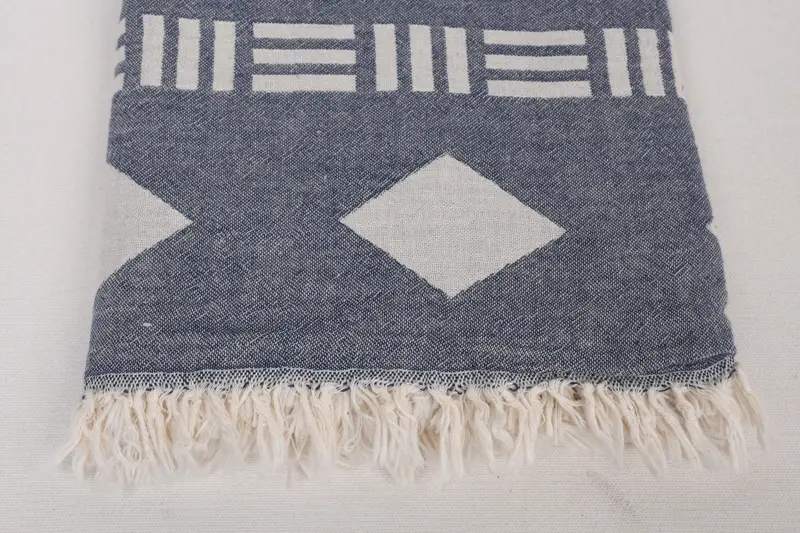 80x60 Cotton Set of 5 Towel, Turkish Blanket, Tablecloth, Turkish Bedspread, Gift For Boyfriend, First Wedding Anniversary Gift, Custom Blanket - 4