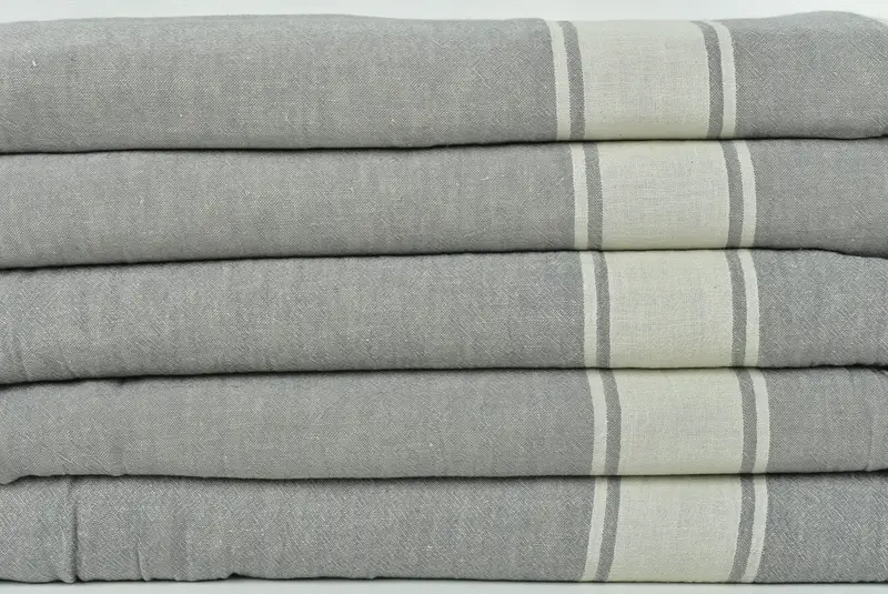 Woven Blanket, Personalized Gifts, Bridesmaid Gifts, Valentine Day Gift For Her, Turkish Bedcover, 70x60 Cotton Striped Towel, Wedding Gift Ideas - 2