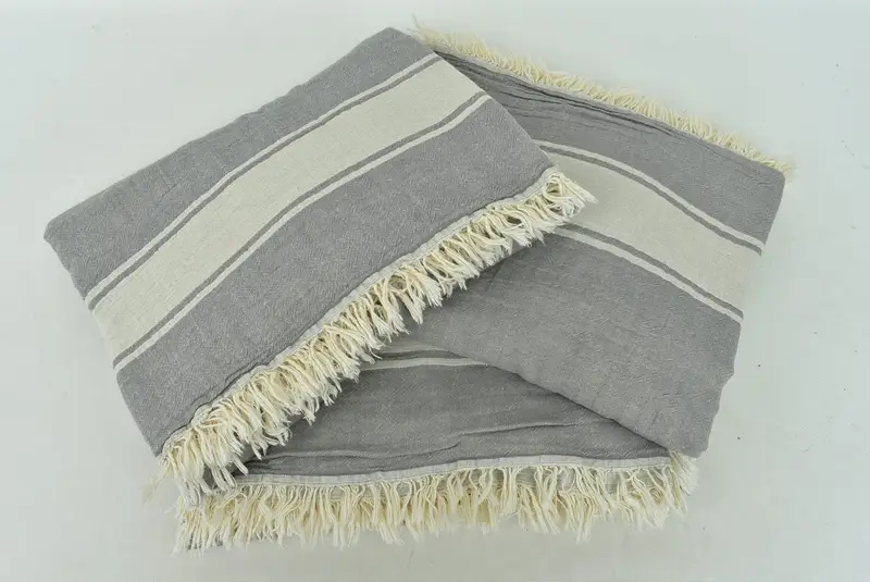 Woven Blanket, Personalized Gifts, Bridesmaid Gifts, Valentine Day Gift For Her, Turkish Bedcover, 70x60 Cotton Striped Towel, Wedding Gift Ideas - 6