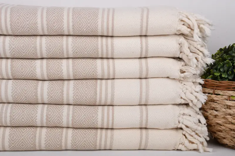Gift Boxes Towel, 70x40 Cotton Diamond Towel, Soft towel, Soft and absorbent Turkish towel, Beach Towel Gift, Lightweight towel, Towel With Name - 3