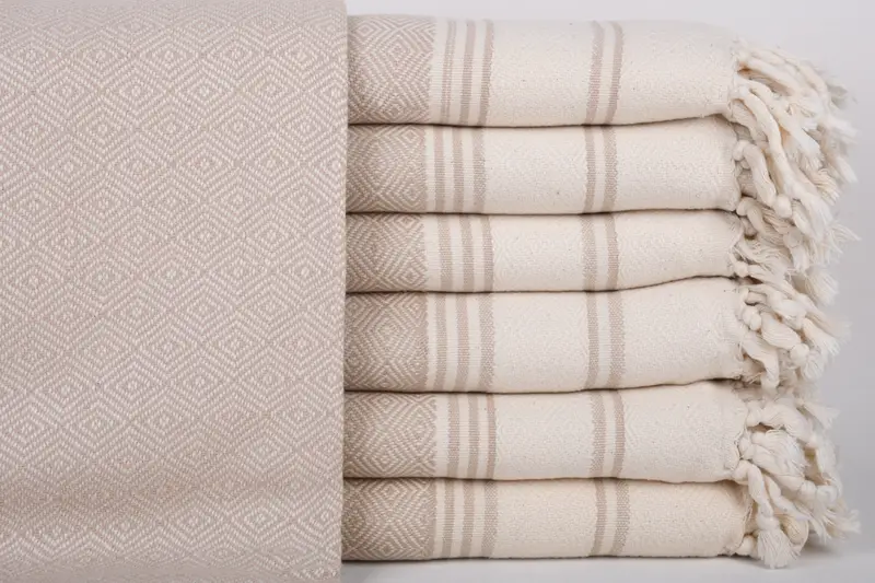 Gift Boxes Towel, 70x40 Cotton Diamond Towel, Soft towel, Soft and absorbent Turkish towel, Beach Towel Gift, Lightweight towel, Towel With Name - 1
